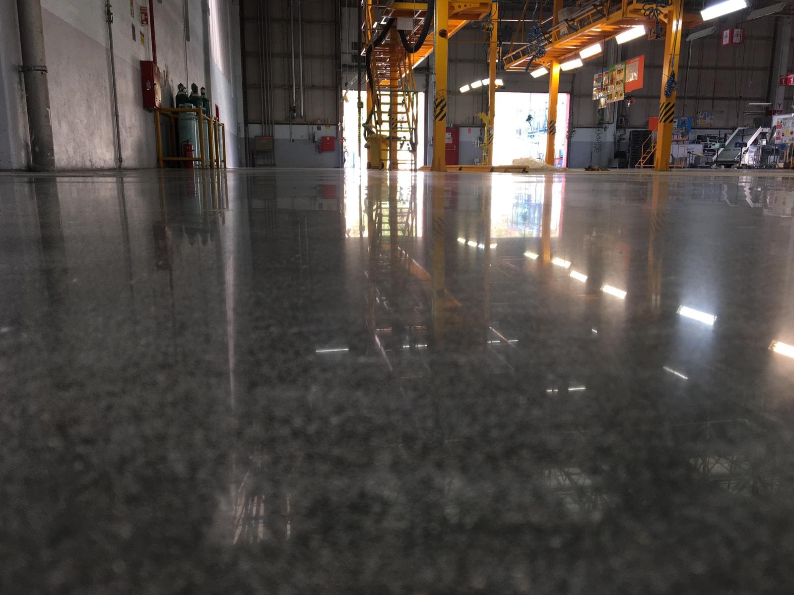 Beton silim ve beton parlatma uygulaması - Bikoza